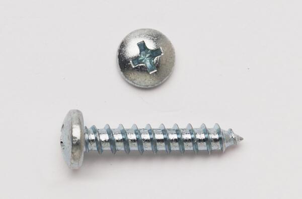 8X114PHPTSZJ 8 X 1-1/4 PAN HEAD PHILLIP TAPPING SCREW ZINC PLATED